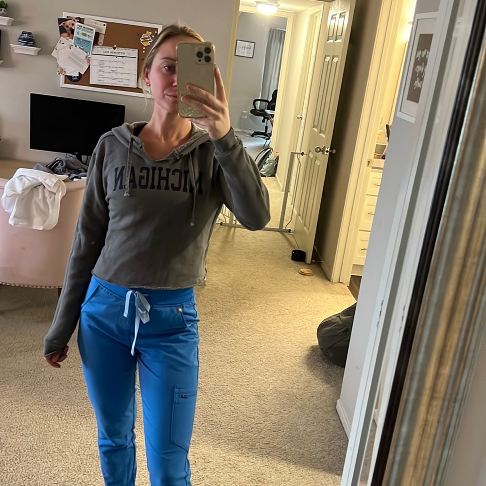 Michigan cropped hoodie